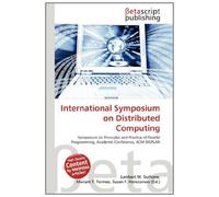 International Symposium on Distributed Computing: Symposium on Principles and Practice of Parallel Programming, Academic Conference, ACM SIGPLAN