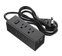 International Travel Power Strip - Universal Portable Worldwide Charging | Portable Power Strip for International Conferences Business | Trips Hotel Stays Office Vacation International Travel Power