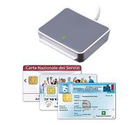 Internavigare uTrust 2700R - Lettore USB ideale per Firma digitale, Tessera Sanitaria (TSN) e attivazione SPID, tessere modello AT elettronico (ATe), carta multiservizi difesa