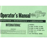 Internazionale 1965 Proprietari Manuale Camion Travelall Mietitore Libro D