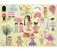 Internazionale Piramide WDC44829 Rachael Taylor 60 x 80 cm Aloha Tela Canvas Stampato su Telaio in MDF - Tela