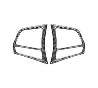 Interne Decorazione Interni 2PCS Interni Auto Volante In Fibra Carbonio Bottoni Adesivi Copertura Trim Car Styling Per BMW F30 F31 F34 F45 F32 F33 F36 F22 Car Trim Strip Linea(Style B)