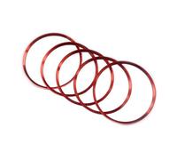 Interne Decorazione Interni 5 Pz Auto Auto Aria Condizionata Vent Uscita Adesivo Manopola Trim Copertura Decorazione Anello Per Mercedes Per Benz AB CLA GLA 180 200 220 260 Car Trim Strip Linea(Rosso)