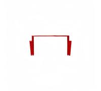 Interne Decorazione Interni Per Nissan 350Z 2003-2009 In Fibra Carbonio Interni Auto Schermo Navigazione, Telaio Copertura, Adesivo Protettivo, Accessori Car Trim Strip Linea(Rosso)