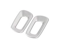interne Rifiniture Auto Compatibile Con Volvo Per XC40 2018 2019 2020 2021 2022 2 Pezzi Car Styling Interni Cruscotto Interno Uscita Aria Bocchetta Decorazione(Silver)