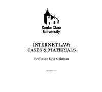 Internet Law: Cases & Materials (2022 Edition)