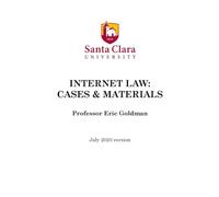 Internet Law: Cases & Materials (2026 Edition)
