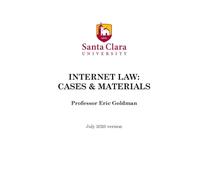 Internet Law: Cases & Materials (2026 Edition)