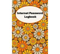 Internet Password Logbook: Easy-to-read password organizer with plenty of room to write. Simple layout with alphabetized pages. Paperback 6 x 9 inches, 108 pages.