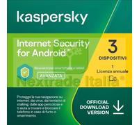 INTERNET SECURITY FOR ANDROID 2024 3 DISPOSITIVO 1 ANNO EU VERSION
