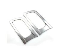 Interni Auto Auto 4 Pezzi/set Automobile Maniglia Interna Della Porta Cornice Decorativa Per Koleos Per Samsung QM6 2016-2023(Sliver)