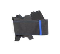 interni auto Compatibile con Jeep Per Compass 2017 2018 Accessori per la copertura del rivestimento del volante dell'auto copertura in pelle scamosciata del volante(Blue line-Blue bar)