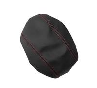 Interni auto Console centrale Bracciolo Box Pad Cover Decorazione in pelle microfibra per City 2008-2014 Copertura consolle(Black-red line)