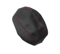 Interni Auto Console Centrale Bracciolo Box Pad Cover Decorazione In Pelle Microfibra Per Passat 2010-2015 Consolle(Black with red line)