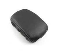 Interni Auto Console Centrale Bracciolo Di Controllo Box Cover Protezione In Pelle Microfibra Per Golf 8 MK8 2020 2021 Copertura consolle(Black-white line)