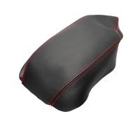 Interni Auto Console Centrale Bracciolo Scatola Portaoggetti Antiscivolo Copertura Protettiva In Pelle Per 3 Serie F30 2013-2018(Black with red,Right hand drive)