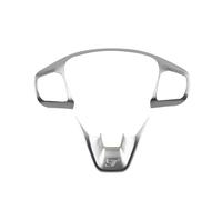 Interni Auto Copertura Del Volante Dell'automobile Trim Cornice Tasto Per Ford Per Focus Per Mk4 2019 2020 2021 ST Linea Di Accessori Auto Styling(Sliver)