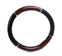Interni Auto Mogano Deluxe Antiscivolo Copertura Del Volante in pelle Ricambio