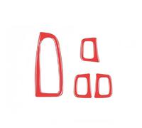 Interni Auto Per Benz W205 Per GLC 2014-20 Pianoforte Nero Auto Pannello Di Controllo Windows Copertura Decorativa Trim Adesivo Car Trim Strip(Red,RHD)