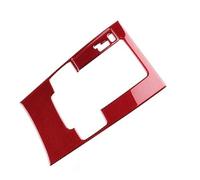 Interni Auto Per Mazda 3 Per Axela 2019-2025 Manuale Automatico Car Gear Shift Pannello Di Rivestimento Reale Morbido Adesivo Car Trim Strip(Automatic LHD Red)
