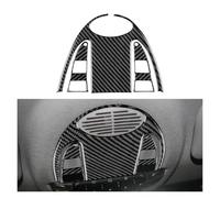 Interni Auto Per Mini R55 R56 R57 2007 2008 2009 2010 Adesivo Per Lampada Da Lettura Sul Tetto Dell'auto In Fibra Di Carbonio, 3 Pezzi Interni Automobilistici(Nero)