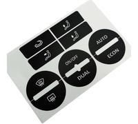 Interni automobilistici Compatibile Con VW Per GOLF Mk5 04-08 Per PASSAT 05-10 Auto Aria Condizionata Ac Pulsante Di Controllo Del Clima Riparazione Adesivi Decalcomanie Accessori Auto