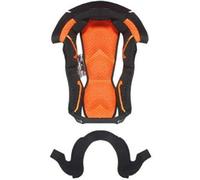 LS2 MX703, fodera/cuscinetti per le guance 3XL male Nero/Arancione