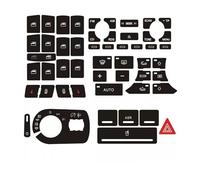 interni dell'auto Compatibile con A3 8P 2004-2008 Pannello di controllo dell'auto Interruttore a manopola Adesivo autoadesivo Cruscotto Radio Faro Pulsante Riparazione Adesivo