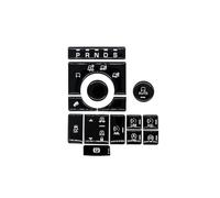 interni dell'auto Compatibile con Range Per Rover Sport L494 Per Discovery L462 Adesivo per il controllo della trazione del terreno della copertura del pulsante della console centrale(Terrain mode D)