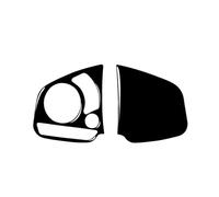 Interni Dell'Auto Per 10th Per Civic 2016-2019 Accessori Interni Auto Adesivo Pianoforte Nero Cambio Uscita Aria Vent Il Cruscotto Pannello Porta Set(Steering Wheel B)
