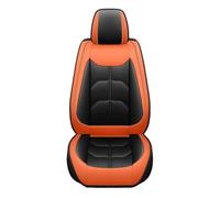 Interni Dell'auto Per Jeep Per Compass Per Grand Per Cherokee Per Commander Per Wrangler JK Coprisedile Anteriore In Pelle PU Per Auto, 1 Pezzo Coprisedili Macchina(Black Orange)