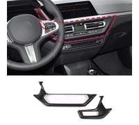 Interni In Stile Auto Per BMW Per La Serie 1 2 Per F40 Per F44 2023 2024 ABS Kit Interni Fibra Carbonio Cruscotto Console Centrale Pannello Cambio Copertura Trim Adesivi Strisce Interne Dell'auto(12)