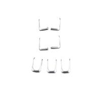 Interni Modanature Decorazione Per A3 Per 8V Per S3 Per Q3 Per A4 Per B8 Per A6 Per C7 Per Q5 Interruttori Finestrini Interni Pulsanti Cornici Adesivi Finiture(Silver 7 piece)