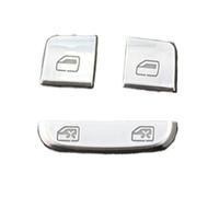 Interni Modanature Decorazione Per A4 Per B8 Per S4 Per A5 Per S5 Per RS4 Interruttori Per Finestrini Interni Pulsanti Cornici Adesivi Modanature(Silver E)