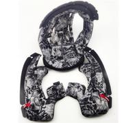 Fodera con stampa casco da moto Scorpion Exo-1400 Evo Air Noir M