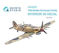 Interni stampati e colorati (Airfix) famiglia Quinta Studio 1/48 Hawker...