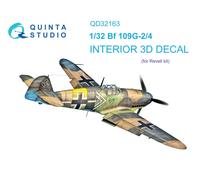 Interni stampati e colorati Quinta Studio 1/32 Bf 109G-2/4 (Revell)
