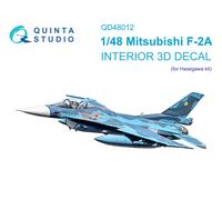 Interni stampati e colorati Quinta Studio 1/48 Mitsubishi F-2A (Hasegawa)