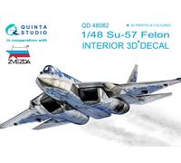 Interni stampati e colorati Quinta Studio 1/48 Su-57 (per kit Zvezda)