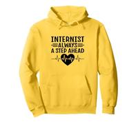 Internista Sempre Un Passo Avanti Internista Medicina Internista Felpa con Cappuccio