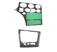 Interno Accessori Per Alfa Per Romeo 159 2005-2011Refit CD Pannello Controllo Dell'aria Condizionata E Pannello Telaio Cambio Adesivo Decorativo In Fibra Carbonio(A)