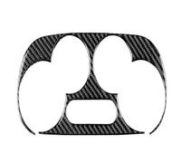 Interno Accessori Per Fiat 500 Per Abarth 595 2012 2013 2014 2015 2016 2017 2018 2019 2020 2021 2022 2023 AC Trim Morbido Adesivo In Fibra Di Carbonio(Black Type 1)