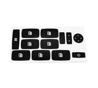 Interno Auto Accessori Compatibile Con Fiat Per Croma 2005-2011 Adesivi Pulsante Finestrini Auto Riparazione Manopola Usurata Pannello Comando Alzacristalli