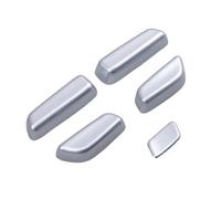 Interno Auto Accessori Compatibile Con Mazda Per CX5 2017 2018 2019 Per Sedile Auto Pulsante Interruttore Regolazione Comando Coperture Rifiniture Modanatura Interna(Silver)