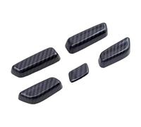 Interno Auto Accessori Compatibile Con Mazda Per CX5 2017 2018 2019 Per Sedile Auto Pulsante Interruttore Regolazione Comando Coperture Rifiniture Modanatura Interna(Black)