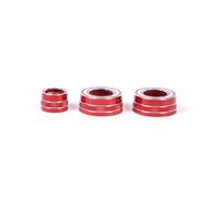 Interno Auto Per Chevrolet Per Corvette C7 2014-2019 Anello Rivestimento Dell'interruttore Leva Tergicristallo Dell'indicatore Direzione Dell'auto(Red)