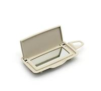 Interno Auto Tenda Sole Visiera Per Il Trucco Copertura Dello Specchio Cosmetico Per Benz ABSCE GLC LA W176 W246 W222 W205 W213 W238 W253(Beige-a left)