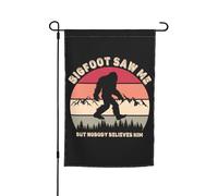 Interno Bandiera Da Cortile 30X45Cm Bigfoot Saw Me But Nobody Believes Him Bandiere Da Giardino Verticale Benvenuto Bandiera Per Feste, Decorative Da Giardino, Festa