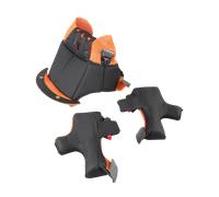 Acerbis Profile 4, rivestimento interno/guanciali XXL male Arancione/Nero