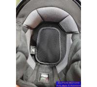 INTERNO CASCO Black-Grey NOLAN N70-2GT/-2X - N44/EVO TG S SENZA PARANUCA